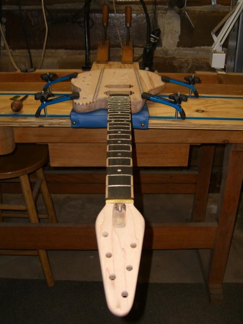 Frets installed